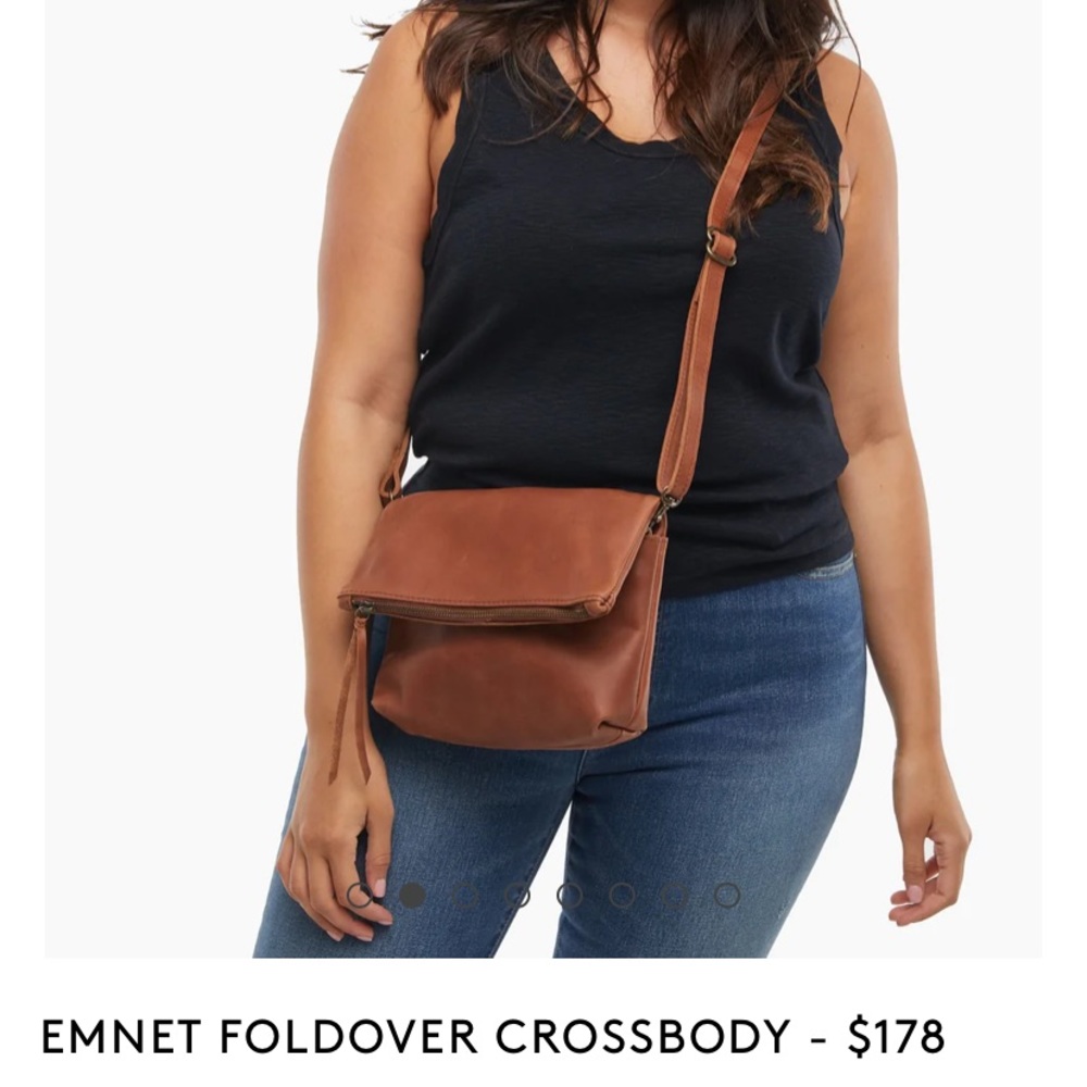 ABLE Emnet Foldover Crossbody bag